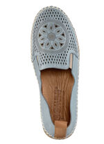 Gemini pantoffels van luchtig geperforeerd nappaleer JEANS