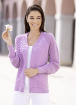 Cardigan met cloquéstructuur SERING