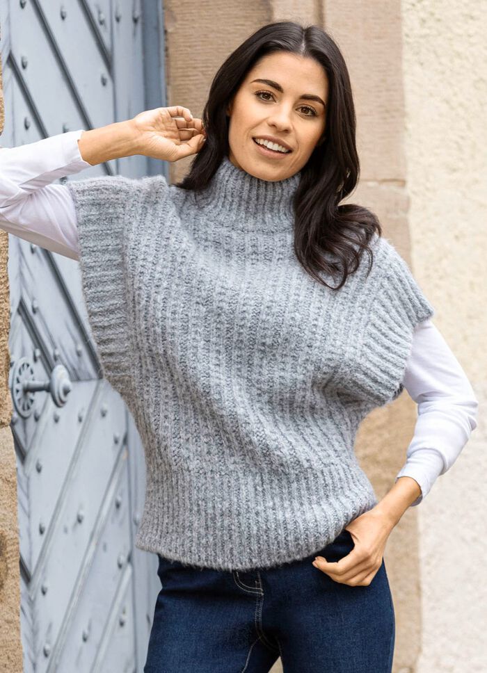 Trui met alpaca-inhoud 