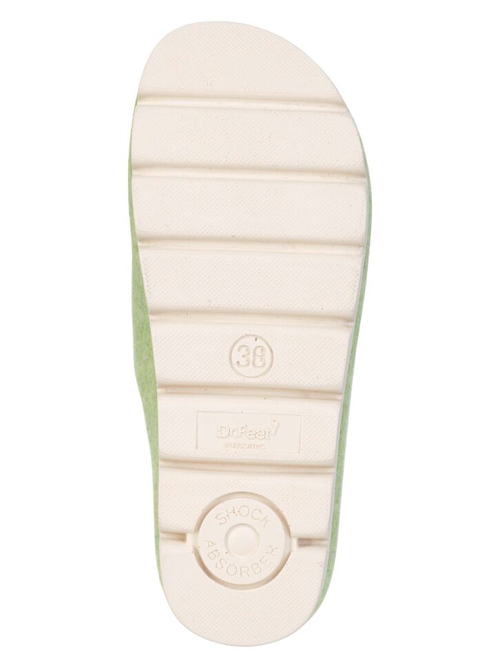 Laurina, trendy damespantoffels, breedte G, met anatomisch gevormd voetbed KIWIGR&Uuml;N