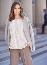 Tuniek met gelaagde volants 