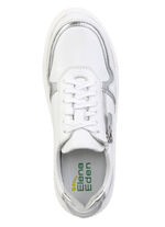 ELENA EDEN sneakers met contrasterende biezen WEISS