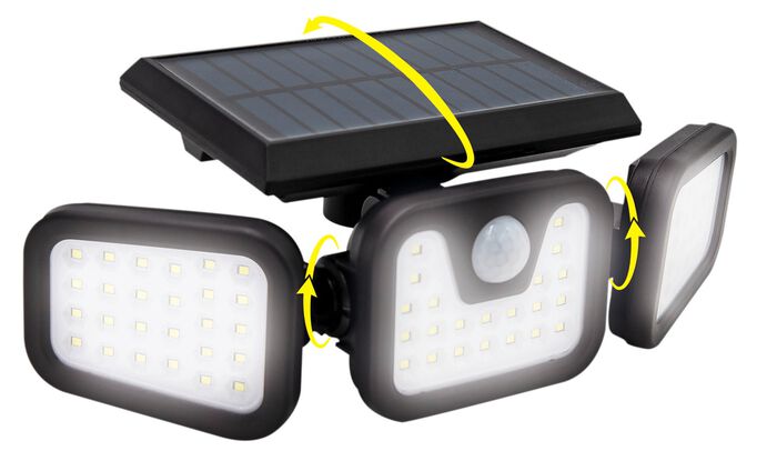 Panta Trio Solar LED-spot 