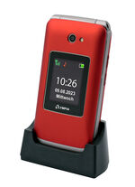 Olympia VITUS 4G klaptelefoon met grote knoppen ROT