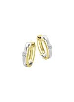 Elegante creolen met diamanten 