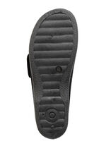Slippers gemaakt van gewatteerd textielmateriaal SCHWARZ