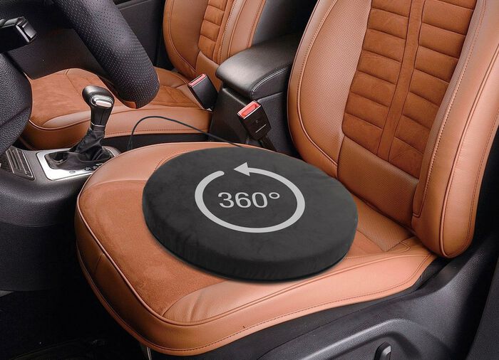 Relaxvital draaibaar zitkussen met warmtefunctie 