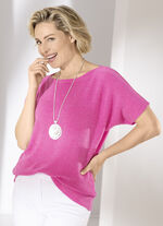 Trui met elegante glitteraccenten 