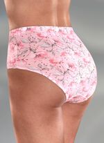Vierpack slips met bloemenprint 
