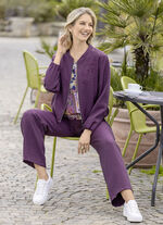 Broek met elastische tailleband 