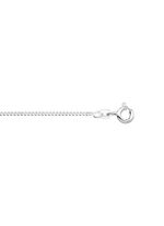 Zilveren krulketting 