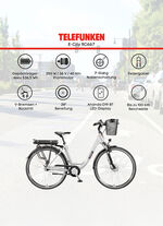 Stads e-bike RC667 van TELEFUNKEN 