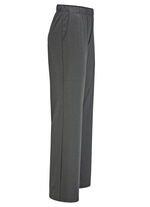 Broeken in modieuze breedte ANTHRAZIT MELIERT