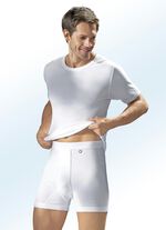 Pfeilring drie-pack slip-on jacks van fijne rib, wit 