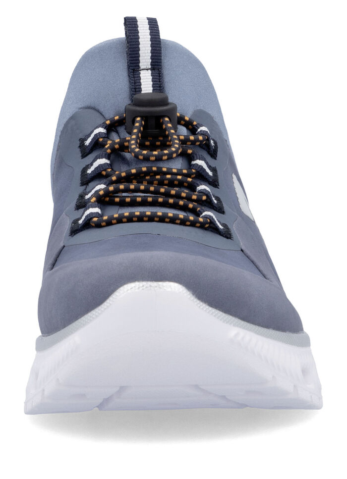 Rieker pantoffels met elastisch snelvetersysteem met stopper JEANS