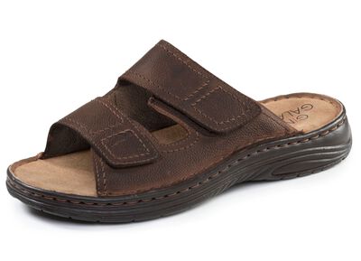 GINO GALANTE, klassieke herenmuiltjes, met klittenbandsluiting 