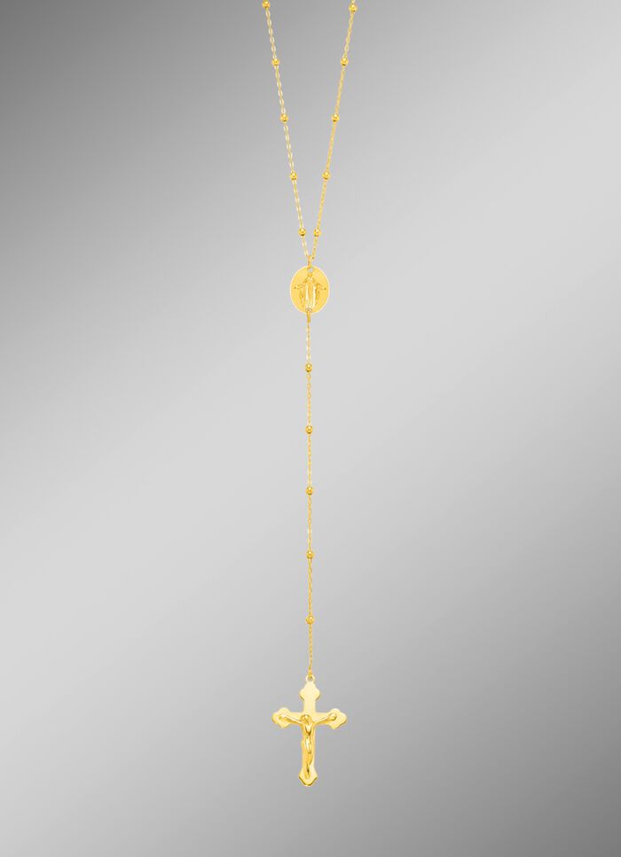Rozenkrans ankerketting gemaakt van goud 