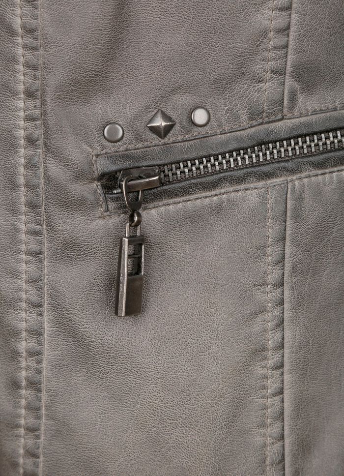 Blazer met subtiele klinknagels 