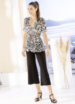 Culotte met decoratieve knopen ZWART