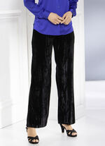 Elegante, glanzende broek 