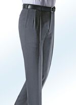 Klaus Modelle-broek met zachte greep in 4 kleuren MIDDELGRIJS GEMÊLEERD