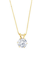 Hanger met synthetische zirkonia en Venezia ketting 