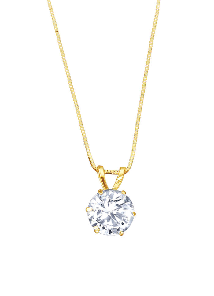Hanger met synthetische zirkonia en Venezia ketting 