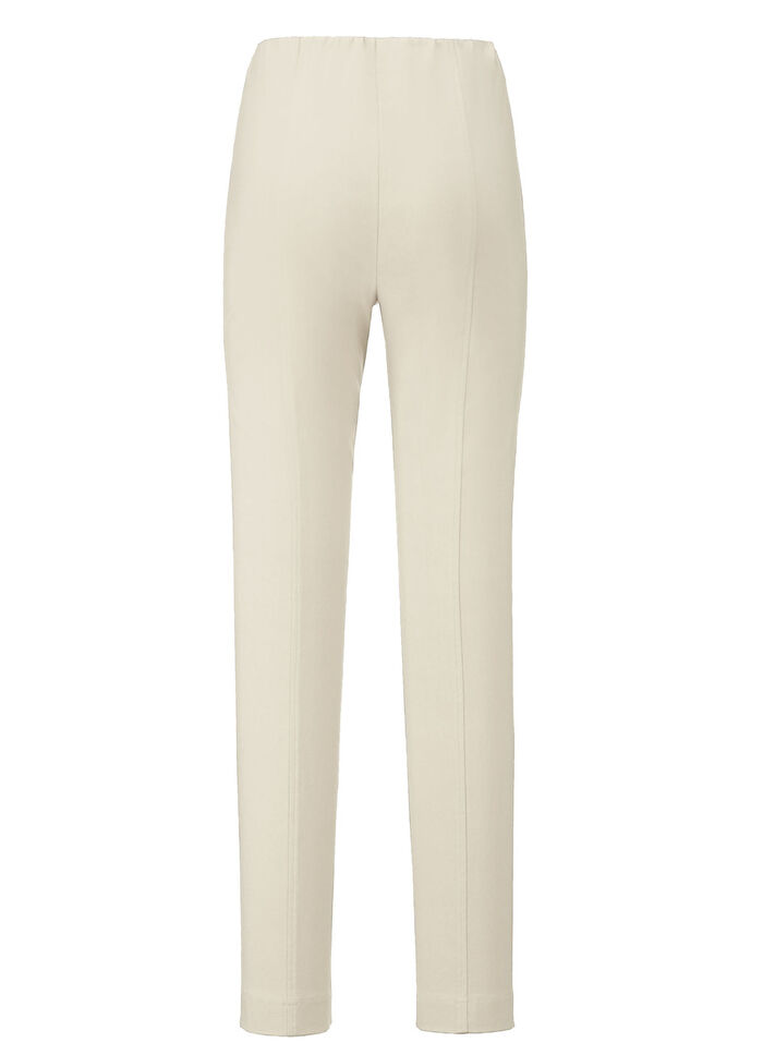 Chique broek in comfortabel pull-on-model BEIGE