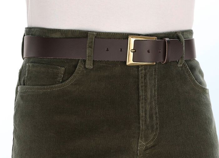 Elegante herenriem, 4 cm breed 