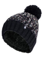 Thermomuts met bobbel van Heat Holders&reg; voor meer comfort in de winter ZWART