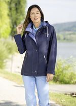 Functionele jas met afneembare capuchon 