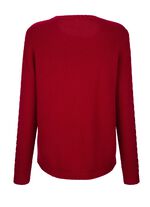 Trui met scheerwol- en kasjmiergehalte 