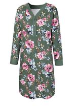 Set van twee nachthemden met knoopsluiting 