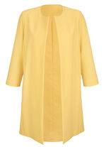 Lange blazer met zakken GELB