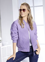 Functionele omkeerbare blouson met ribgebreide kraag VIOLET