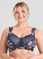 Miss Mary-bh met kleurig harmonieus bloemenmotief 