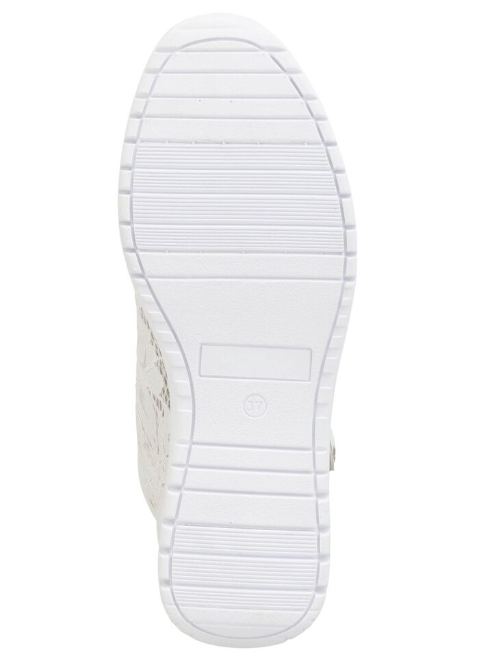 ELENA EDEN, chique dameslaarzen, breedte G, met uitneembaar voetbed WEISS