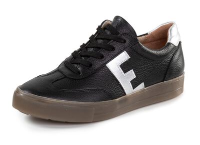 ELENA EDEN vetersneakers van generfd nappaleer 