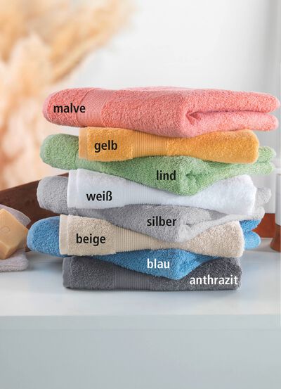 Gezellige badstofserie met rand 