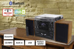 Nostalgische stereo-installatie met afstandsbediening BRAUN
