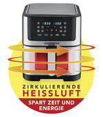 Digitale heteluchtfriteuse met LED-touchdisplay 