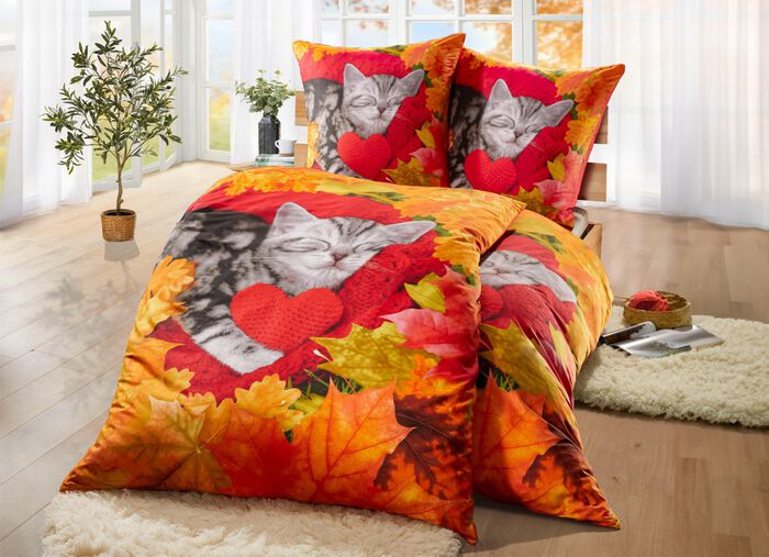 Herfstige beddengoedset in microvezelkwaliteit 