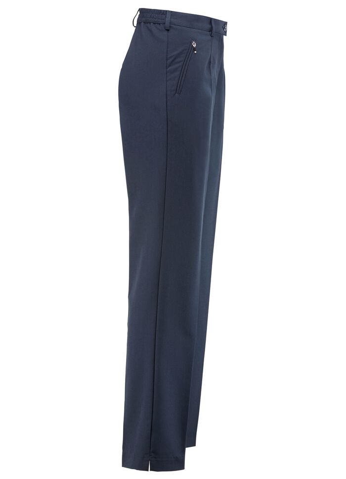 Broek met ritsen aan de zijzakken 