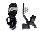 Remonte sandalen met gevlochten details SCHWARZ-WEISS