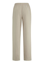 Broek met comfortabel wijd model BEIGE