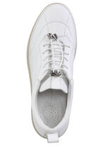 Gemini sneakers met decoratieve stiksels WIT