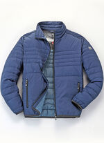 Gewatteerde blouse van &quot;Gate One&quot; MITTELBLAU