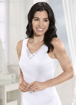 Drie-pack shirts met borduurmotief WEISS