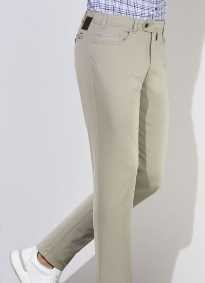 &quot;Brühl&quot; broek met tailleband in 3 kleuren 