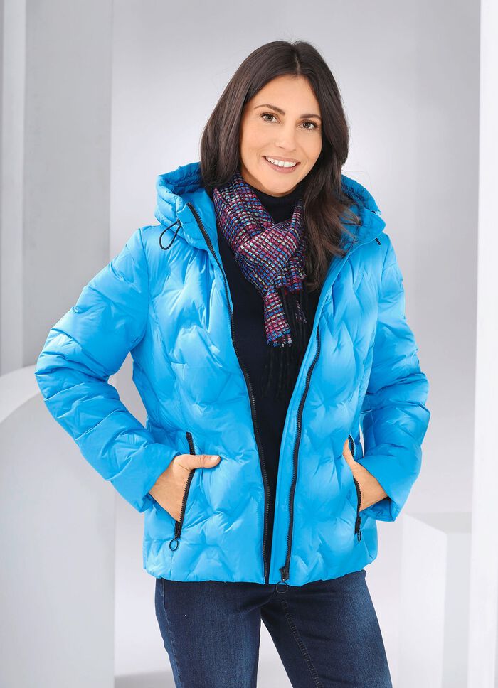 Donsjack met gelijmde kamers 